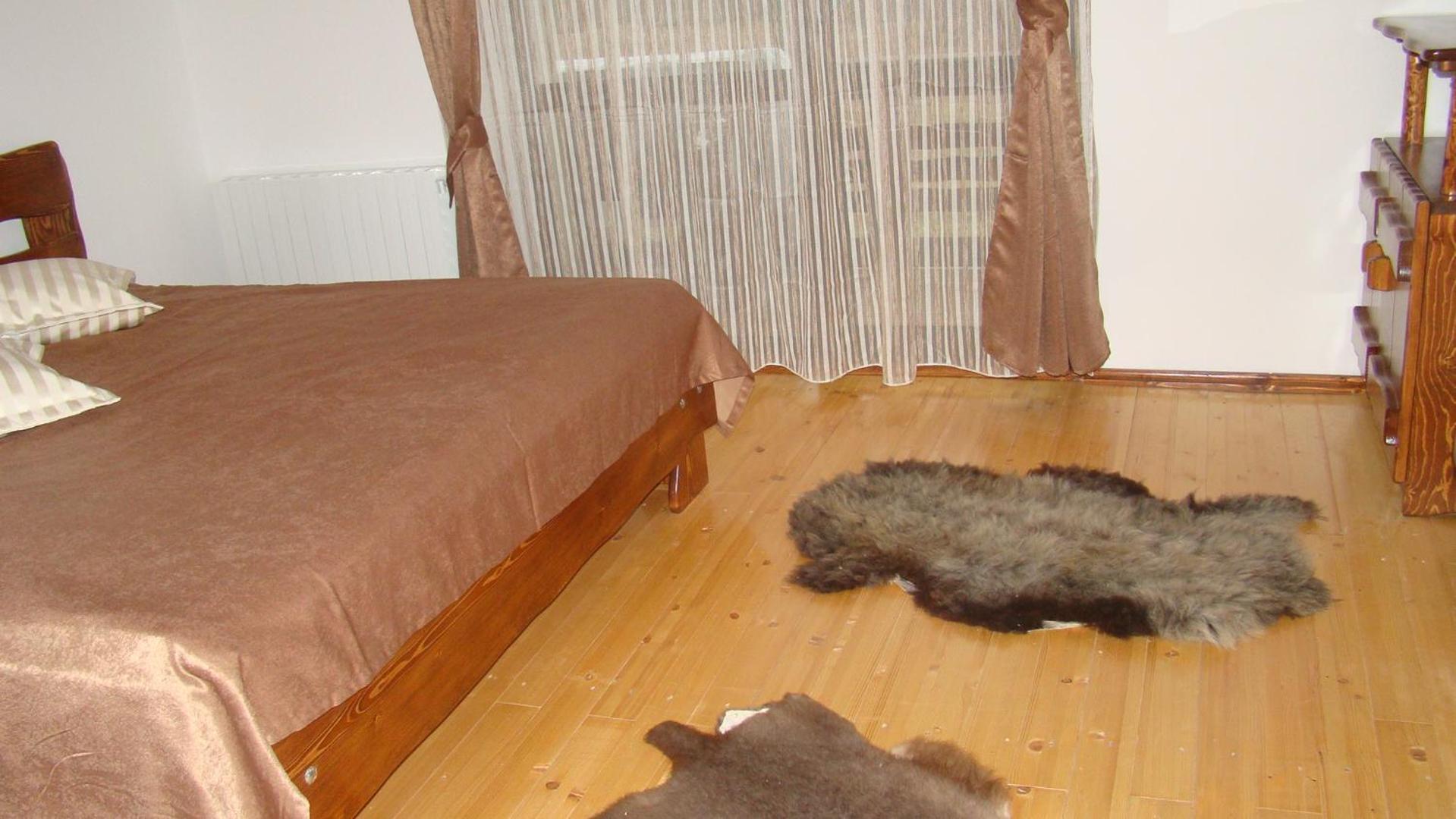 Cabana Barlogul Lupilor Villa Berevoesti Buitenkant foto