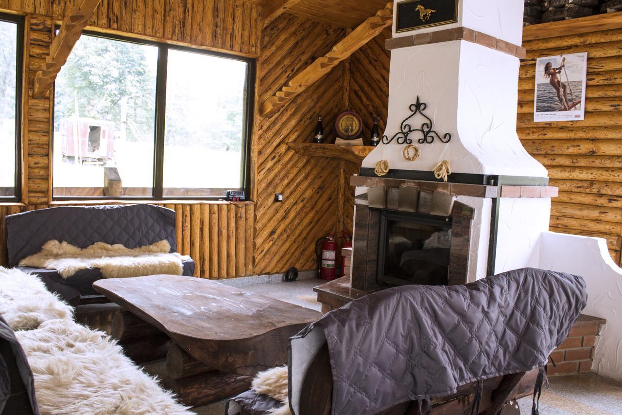 Cabana Barlogul Lupilor Villa Berevoesti Buitenkant foto