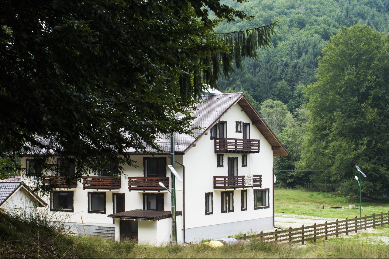 Cabana Barlogul Lupilor Villa Berevoesti Buitenkant foto