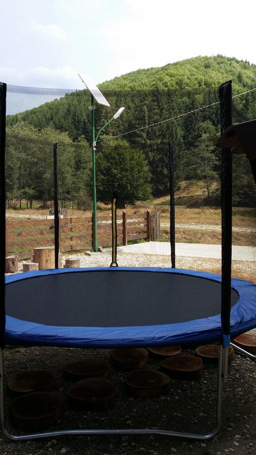 Cabana Barlogul Lupilor Villa Berevoesti Buitenkant foto